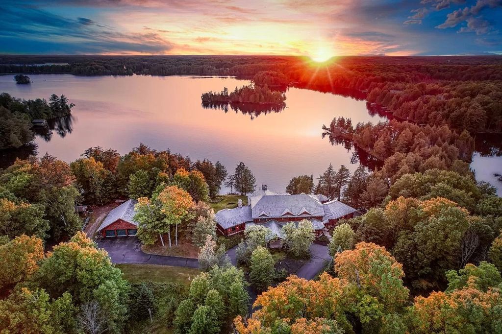 The Estate in Watersmeet is a luxurious home commanding panoramic lake views from all points now available for sale. This home located at 19210 Mamie Lake Rd W, Watersmeet, Michigan; offering 07 bedrooms and 07 bathrooms with 10,004 square feet of living spaces.