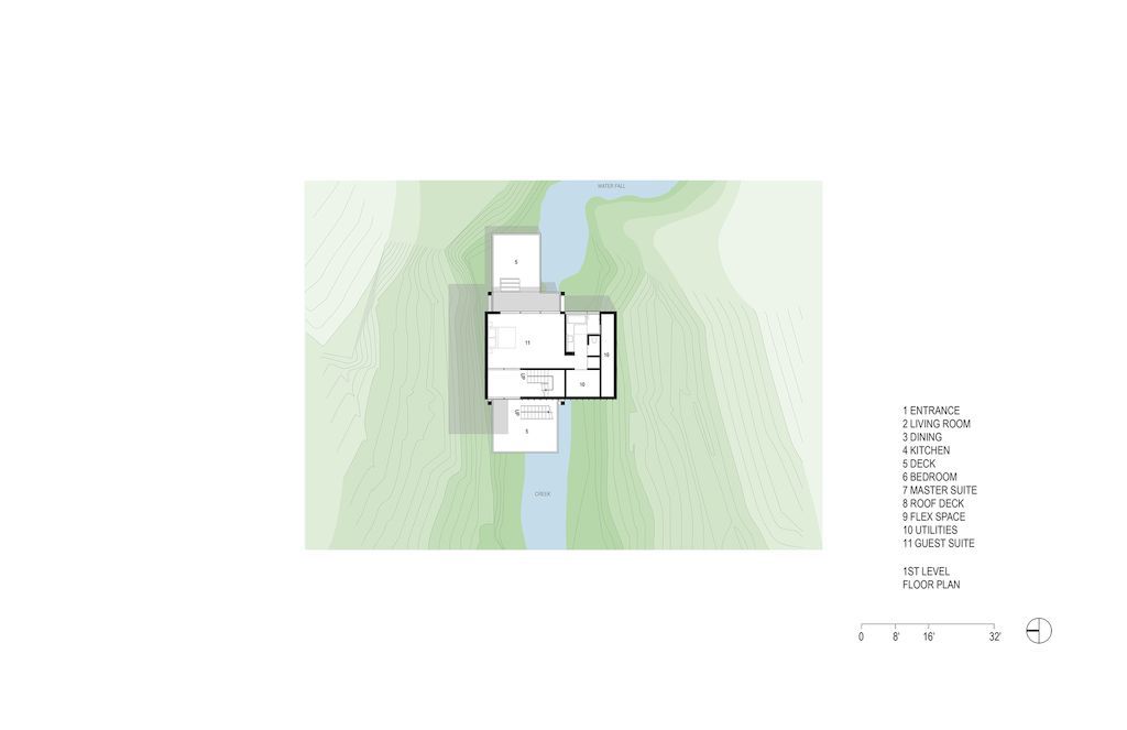 Suspension house with classic modern aesthetic by Fougeron Architecture 1