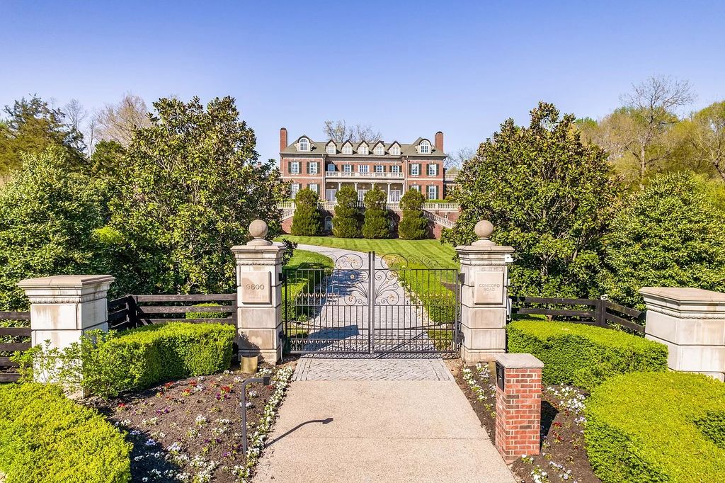 The Estate in Brentwood is a luxurious home filled with ornate details and flexible floor plan now available for sale. This home located at 9600 Concord Rd, Brentwood, Tennessee; offering 04 bedrooms and 08 bathrooms with 15,000 square feet of living spaces. 
