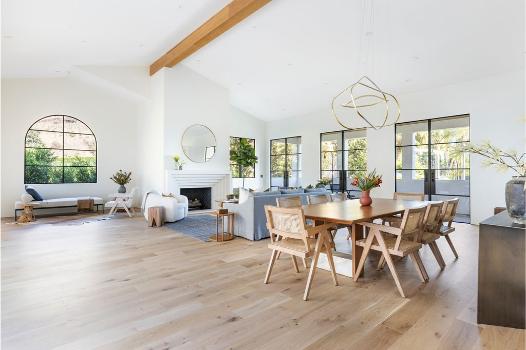 The House is Hollywood Hills, a spectacular Italian inspired villa with natural light flowing through the large windows and doors, enjoy views of the city, pool, and verdant landscaping is now available for sale. This home located at 9165 Cordell Dr, Los Angeles, California