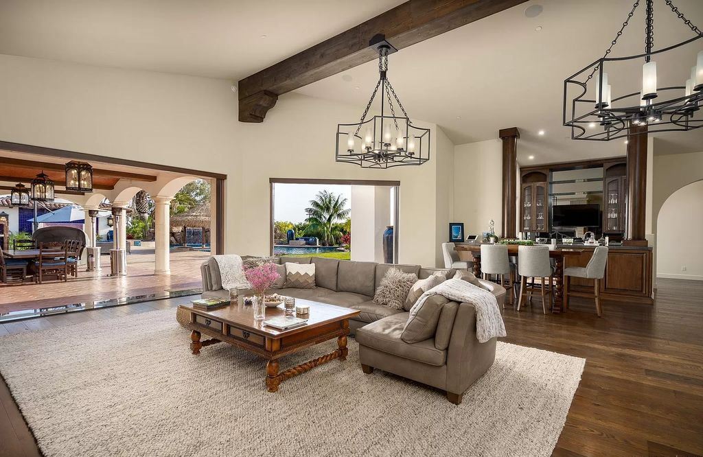 The Home in Rancho Santa Fe, a beautifully private estate with over 22,500 Square feet of indoor and outdoor covered living spaces perfect for todays ultimate lifestyle is now available for sale. This house located at 7029-31 Las Colinas, Rancho Santa Fe, California