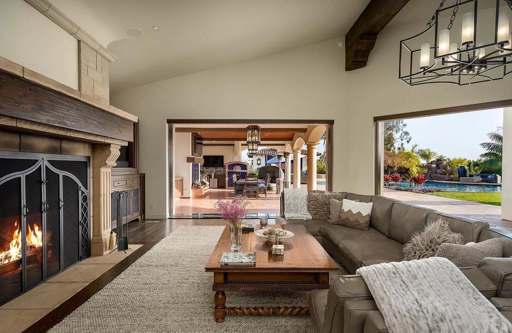 The Home in Rancho Santa Fe, a beautifully private estate with over 22,500 Square feet of indoor and outdoor covered living spaces perfect for todays ultimate lifestyle is now available for sale. This house located at 7029-31 Las Colinas, Rancho Santa Fe, California