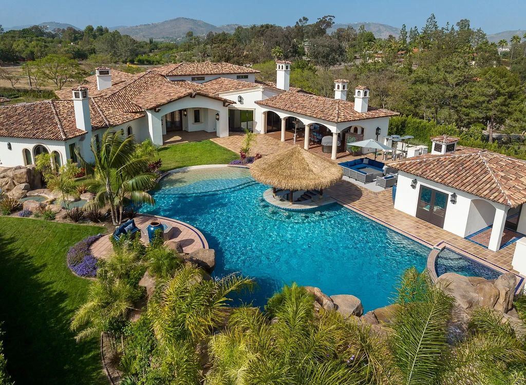 The Home in Rancho Santa Fe, a beautifully private estate with over 22,500 Square feet of indoor and outdoor covered living spaces perfect for todays ultimate lifestyle is now available for sale. This house located at 7029-31 Las Colinas, Rancho Santa Fe, California