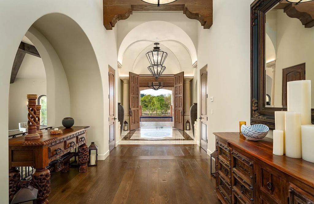 The Home in Rancho Santa Fe, a beautifully private estate with over 22,500 Square feet of indoor and outdoor covered living spaces perfect for todays ultimate lifestyle is now available for sale. This house located at 7029-31 Las Colinas, Rancho Santa Fe, California