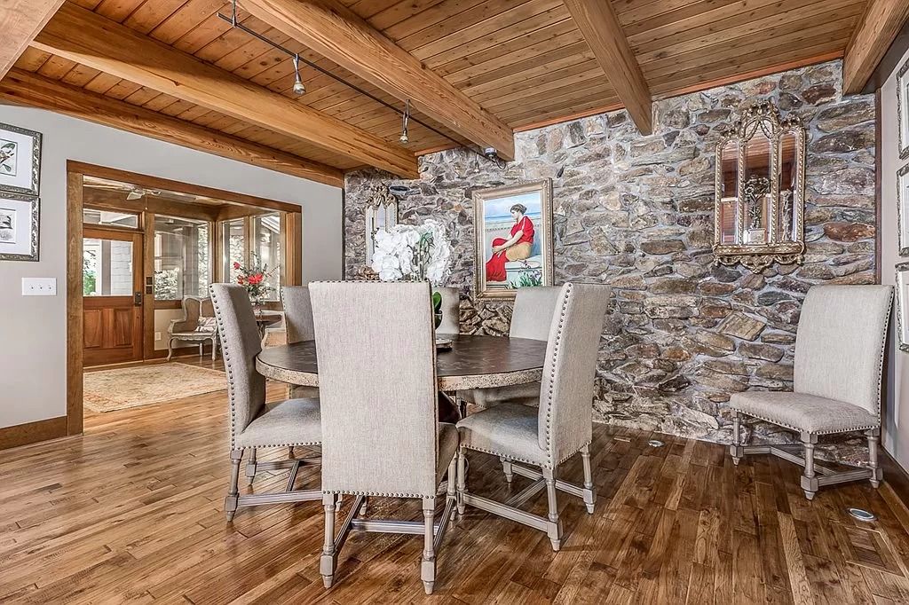 The Home in Columbus is a luxurious home with spectacular water views from almost every room, now available for sale. This home located at 6045 Round Hill Ct, Columbus, Georgia