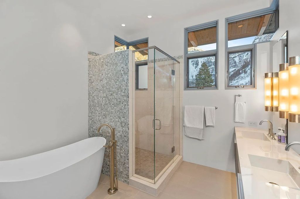 The Home in Telluride, an architectural marvel situated in a National Park-like setting at the east end of Telluride's box canyon & provides a front-row seat to two of Telluride's renowned landmarks is now available for sale. This home located at 430 Pandora Ln, Telluride, Colorado