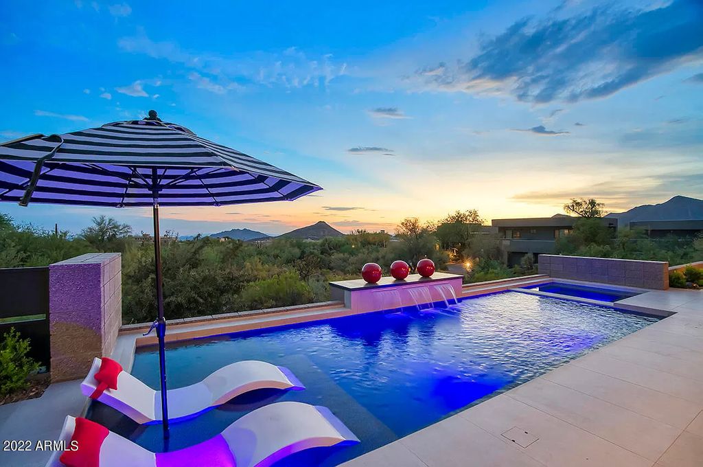 The Scottsdale Home, a contemporary property in Desert Mountain completed in 2020 by Blackstone Homes with interiors done by Ownby Design is now available for sale. This home located at 40050 N 107th St, Scottsdale, Arizona