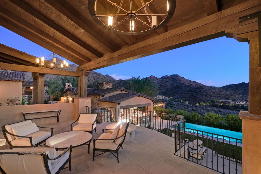 The Estate in Scottsdale, a mountainside sanctuary that offers both privacy and an organic connection to the Sonoran Desert built with the highest quality materials and workmanship is now available for sale. This home located at 10738 E Diamond Rim Dr, Scottsdale, Arizona