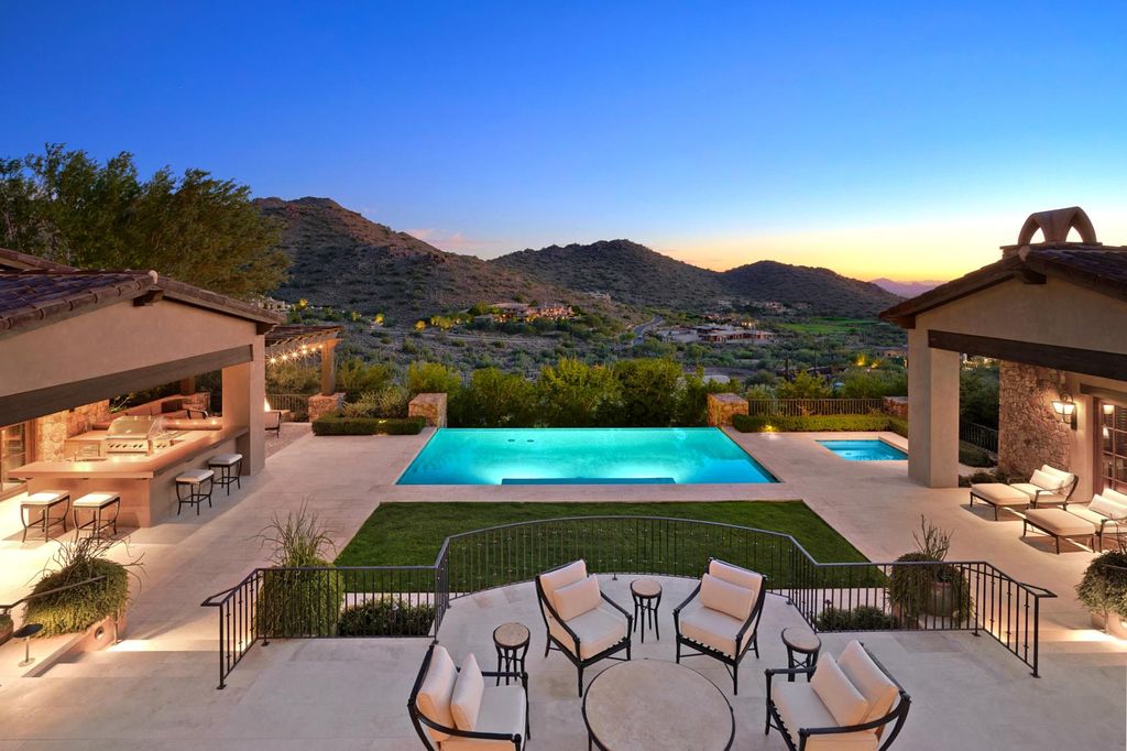 The Estate in Scottsdale, a mountainside sanctuary that offers both privacy and an organic connection to the Sonoran Desert built with the highest quality materials and workmanship is now available for sale. This home located at 10738 E Diamond Rim Dr, Scottsdale, Arizona