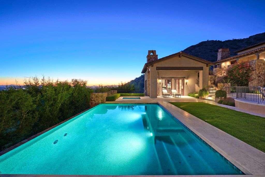 The Estate in Scottsdale, a mountainside sanctuary that offers both privacy and an organic connection to the Sonoran Desert built with the highest quality materials and workmanship is now available for sale. This home located at 10738 E Diamond Rim Dr, Scottsdale, Arizona