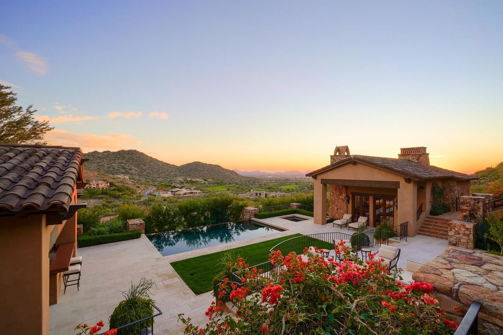The Estate in Scottsdale, a mountainside sanctuary that offers both privacy and an organic connection to the Sonoran Desert built with the highest quality materials and workmanship is now available for sale. This home located at 10738 E Diamond Rim Dr, Scottsdale, Arizona