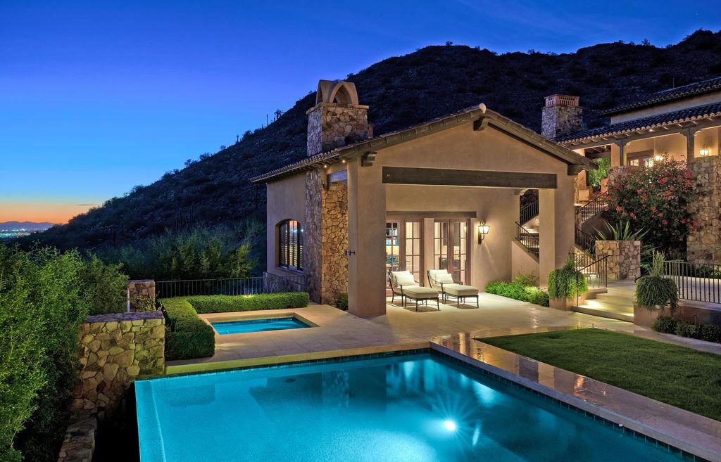 The Estate in Scottsdale, a mountainside sanctuary that offers both privacy and an organic connection to the Sonoran Desert built with the highest quality materials and workmanship is now available for sale. This home located at 10738 E Diamond Rim Dr, Scottsdale, Arizona