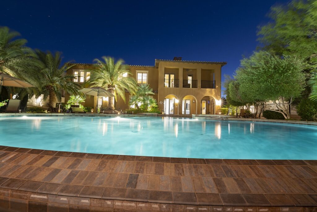 The Home in Henderson, a villa at Gated Marquis in Seven Hills with elegant upgrades and finishes offering sensational golf, mountain and city views is now available for sale. This home located at 1308 Villa Barolo Ave, Henderson, Nevada