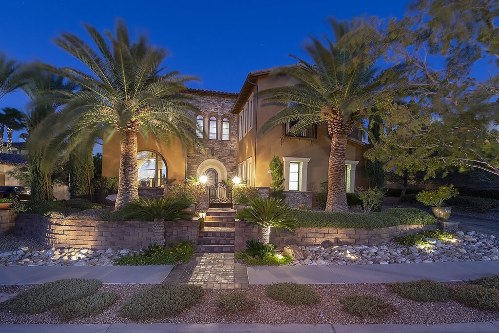 The Home in Henderson, a villa at Gated Marquis in Seven Hills with elegant upgrades and finishes offering sensational golf, mountain and city views is now available for sale. This home located at 1308 Villa Barolo Ave, Henderson, Nevada