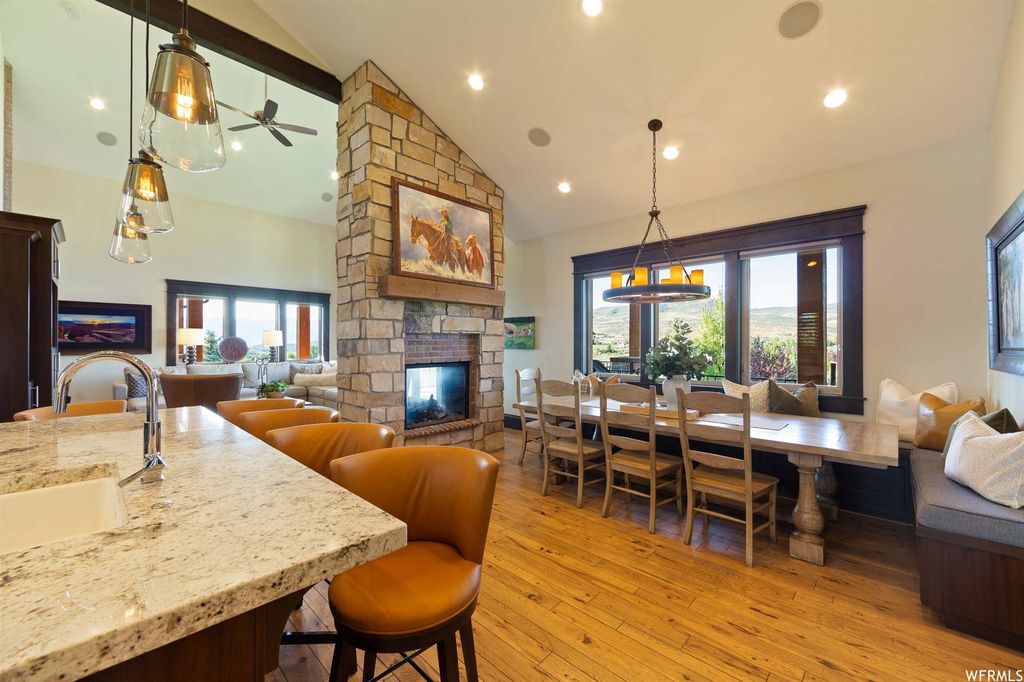The Home in Heber City, a very special property within the Lake Creek Farms subdivision offers serene privacy with views of the neighborhood, Mayflower, and Mt. Timpanogos is now available for sale. This home located at 1545 Palomino Cir, Heber City, Utah