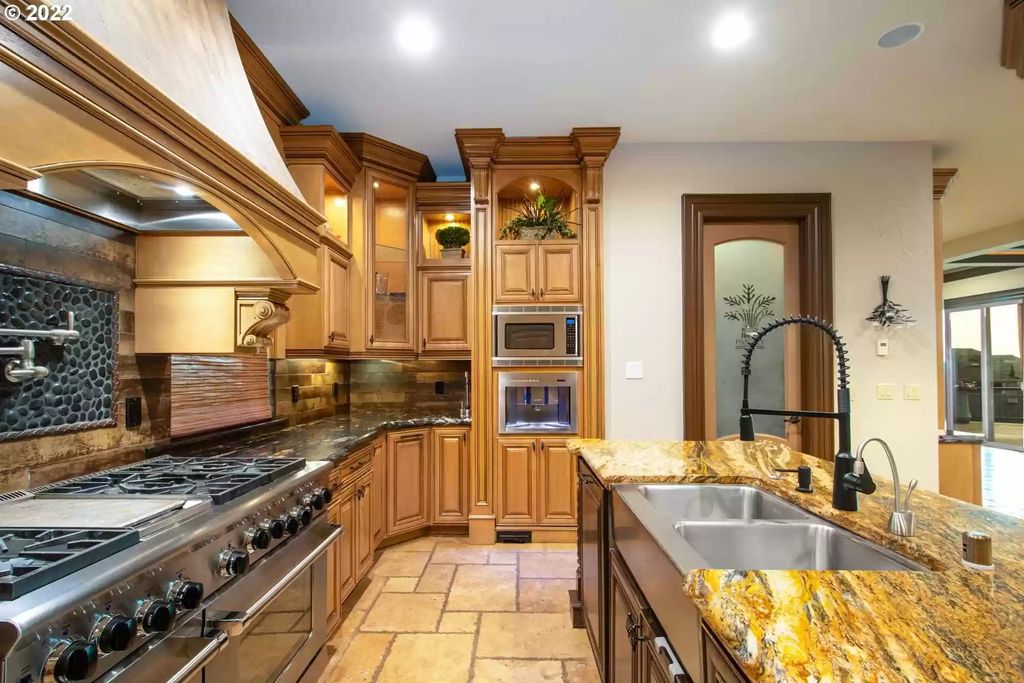 The Estate in Camas is a luxurious home featuring large rooms perfect for entertaining and comfortable living now available for sale. This home located at 636 NW Valley St, Camas, Washington; offering 04 bedrooms and 06 bathrooms with 8,112 square feet of living spaces.