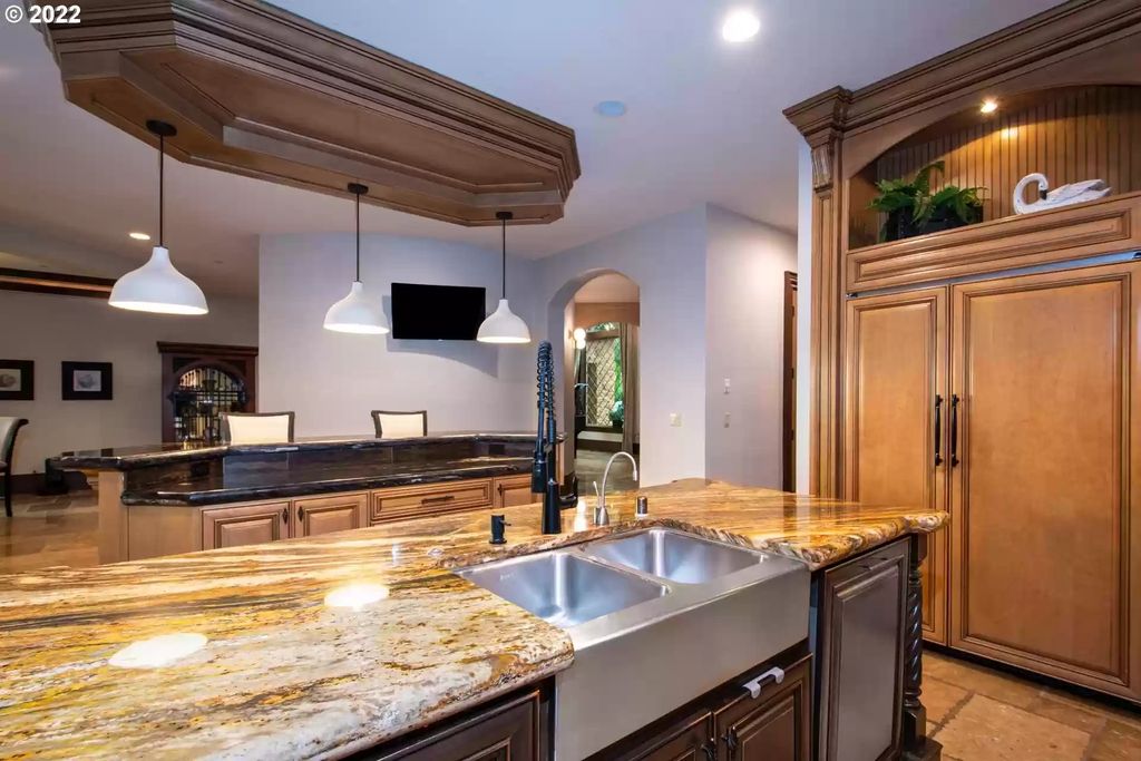 The Estate in Camas is a luxurious home featuring large rooms perfect for entertaining and comfortable living now available for sale. This home located at 636 NW Valley St, Camas, Washington; offering 04 bedrooms and 06 bathrooms with 8,112 square feet of living spaces.