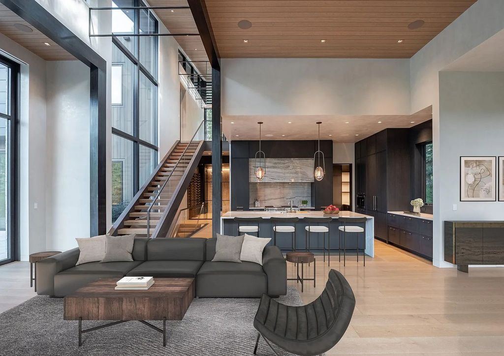 The Home in Vail, an exceptional newly constructed estate boasts expansive mountain views and offers the convenience of being steps to the ski slope and a short walk to Vail Village is now available for sale. This home located at 307 Rockledge Rd, Vail, Colorado