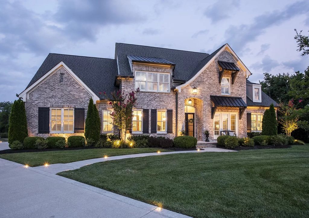 The Estate in Franklin is a luxurious home nestled on a peaceful 1.03 acre lot with custom gardens, fully fenced backyard and irrigation now available for sale. This home located at 1045 Buena Vista Dr, Franklin, Tennessee; offering 05 bedrooms and 07 bathrooms with 5,391 square feet of living spaces.