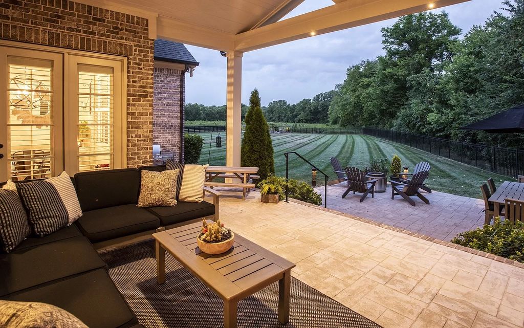 The Estate in Franklin is a luxurious home nestled on a peaceful 1.03 acre lot with custom gardens, fully fenced backyard and irrigation now available for sale. This home located at 1045 Buena Vista Dr, Franklin, Tennessee; offering 05 bedrooms and 07 bathrooms with 5,391 square feet of living spaces.