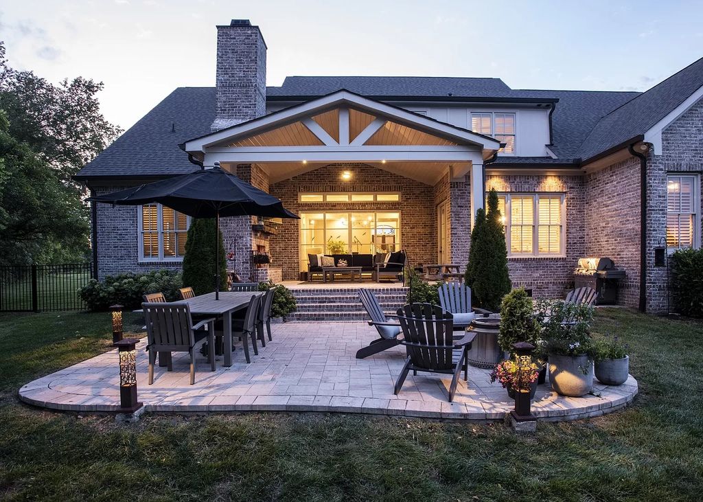 The Estate in Franklin is a luxurious home nestled on a peaceful 1.03 acre lot with custom gardens, fully fenced backyard and irrigation now available for sale. This home located at 1045 Buena Vista Dr, Franklin, Tennessee; offering 05 bedrooms and 07 bathrooms with 5,391 square feet of living spaces.