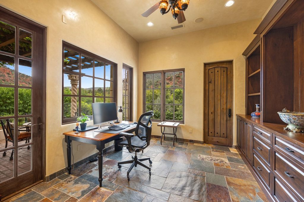 The Villa in Sedona, an exclusive Eagle Mountain Ranch abounds with local wildlife while sparing no modern comforts offering the finest finishes and timeless architecture is now available for sale. This home located at 330 Eagle Mountain Ranch Rd, Sedona, Arizona
