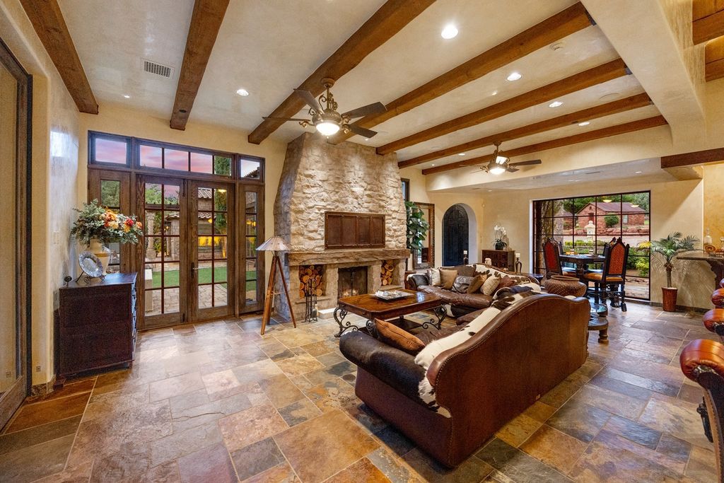 The Villa in Sedona, an exclusive Eagle Mountain Ranch abounds with local wildlife while sparing no modern comforts offering the finest finishes and timeless architecture is now available for sale. This home located at 330 Eagle Mountain Ranch Rd, Sedona, Arizona