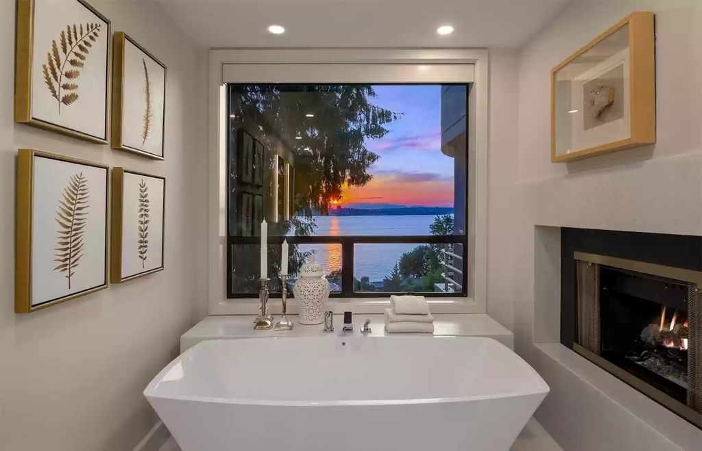 The Home in Medina is an impeccably stylish and undeniably chic home with effortless entertaining spaces, now available for sale. This home located at 7329 NE 18th Street, Medina, Washington