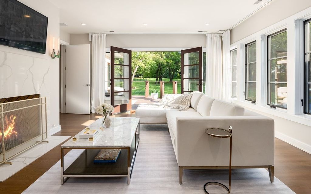 The Home in Greenwich is designed for seamless indoor/outdoor entertaining with resort-style amenities, now available for sale. This home located at 7 Dwight Ln, Greenwich, Connecticut