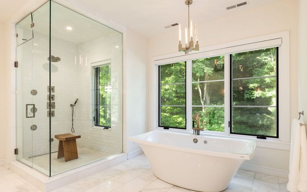 The Home in Greenwich is designed for seamless indoor/outdoor entertaining with resort-style amenities, now available for sale. This home located at 7 Dwight Ln, Greenwich, Connecticut