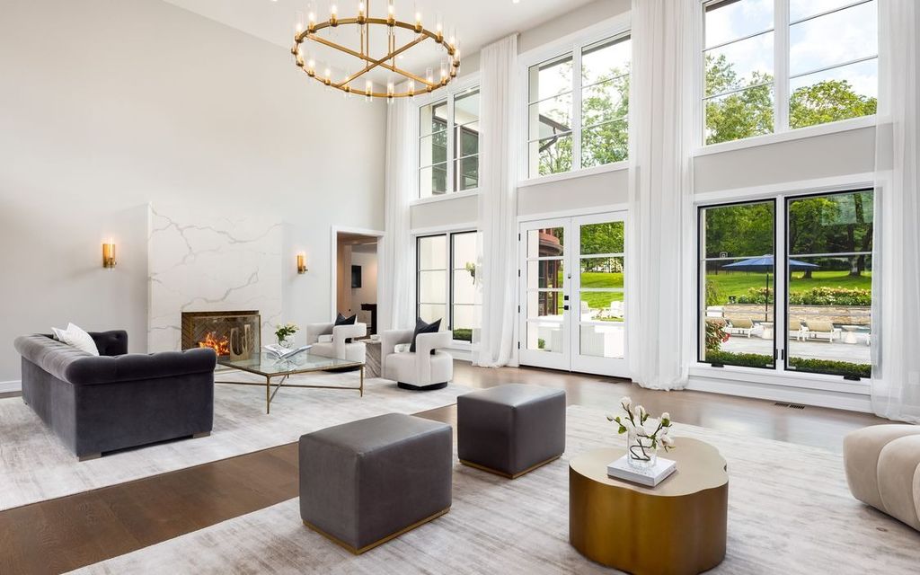 The Home in Greenwich is designed for seamless indoor/outdoor entertaining with resort-style amenities, now available for sale. This home located at 7 Dwight Ln, Greenwich, Connecticut