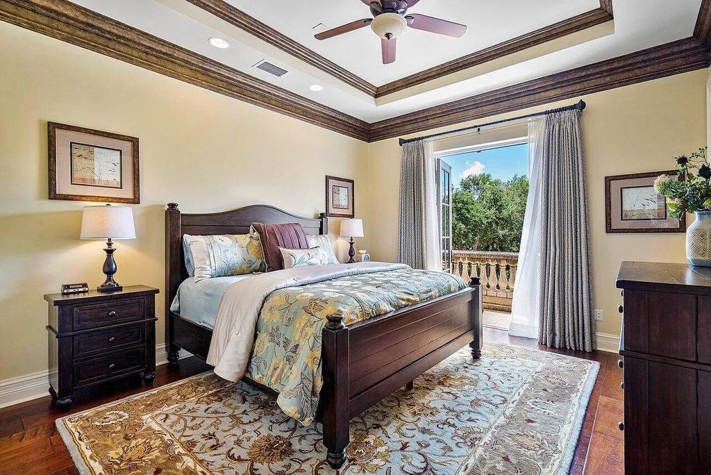 The Property in Jupiter, a magnificent Mediterranean inspired home with incredible water views, custom inlays of all ceilings, and an inviting well thought out floor plan is now available for sale. This home located at 317 Old Jupiter Beach Rd, Jupiter, Florida