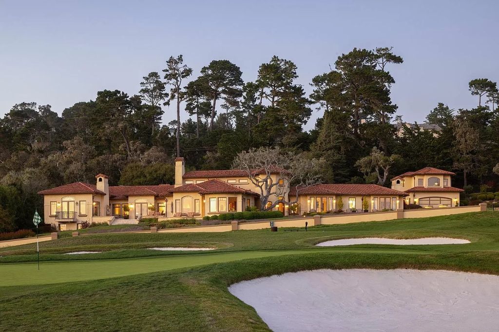 The Villa in Pebble Beach, a one-of-a-kind golf estate on one of the most intimate and extraordinary locations boasting expansive views of Carmel Beach and Point Lobos to the south and Stillwater Cove and Pescadero Point to the north is now available for sale. This home located at 3422 Seventeen Mile Dr, Pebble Beach, California