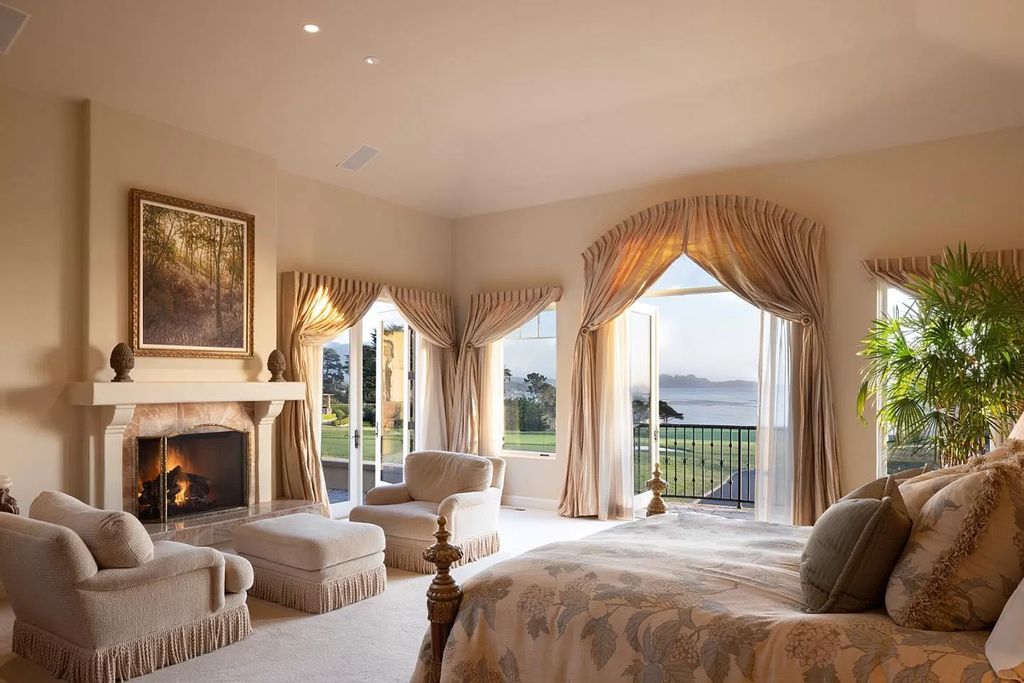 The Villa in Pebble Beach, a one-of-a-kind golf estate on one of the most intimate and extraordinary locations boasting expansive views of Carmel Beach and Point Lobos to the south and Stillwater Cove and Pescadero Point to the north is now available for sale. This home located at 3422 Seventeen Mile Dr, Pebble Beach, California