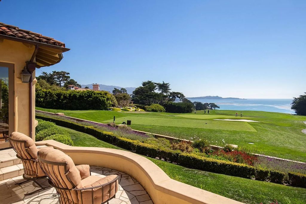 The Villa in Pebble Beach, a one-of-a-kind golf estate on one of the most intimate and extraordinary locations boasting expansive views of Carmel Beach and Point Lobos to the south and Stillwater Cove and Pescadero Point to the north is now available for sale. This home located at 3422 Seventeen Mile Dr, Pebble Beach, California