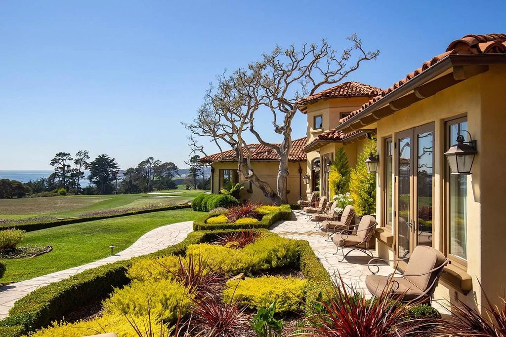 The Villa in Pebble Beach, a one-of-a-kind golf estate on one of the most intimate and extraordinary locations boasting expansive views of Carmel Beach and Point Lobos to the south and Stillwater Cove and Pescadero Point to the north is now available for sale. This home located at 3422 Seventeen Mile Dr, Pebble Beach, California