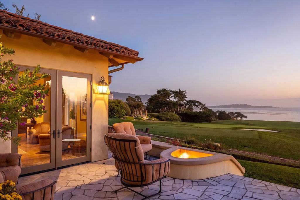 The Villa in Pebble Beach, a one-of-a-kind golf estate on one of the most intimate and extraordinary locations boasting expansive views of Carmel Beach and Point Lobos to the south and Stillwater Cove and Pescadero Point to the north is now available for sale. This home located at 3422 Seventeen Mile Dr, Pebble Beach, California