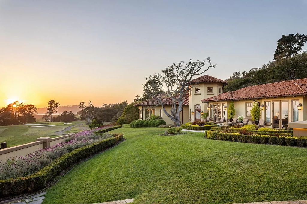 The Villa in Pebble Beach, a one-of-a-kind golf estate on one of the most intimate and extraordinary locations boasting expansive views of Carmel Beach and Point Lobos to the south and Stillwater Cove and Pescadero Point to the north is now available for sale. This home located at 3422 Seventeen Mile Dr, Pebble Beach, California
