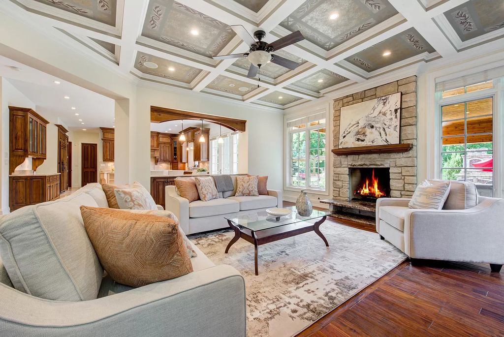 The Home in Winnetka is surrounded with picturesque perennial flower and organic vegetable gardens, lush grounds, now available for sale. This home located at 102 Longmeadow Rd, Winnetka, Illinois