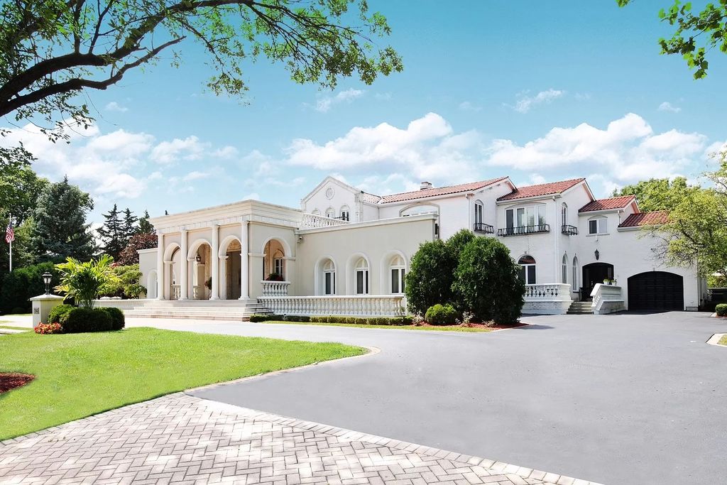 The Estate in Oak Brook is a luxurious home surrounded by beautifully manicured professionally landscaped gardens now available for sale. This home located at 704 Deer Trail Ln, Oak Brook, Illinois; offering 08 bedrooms and 10 bathrooms with 16,981 square feet of living spaces.