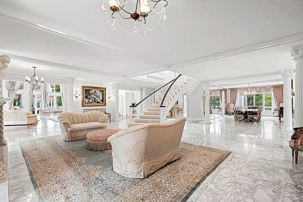 The Estate in Oak Brook is a luxurious home surrounded by beautifully manicured professionally landscaped gardens now available for sale. This home located at 704 Deer Trail Ln, Oak Brook, Illinois; offering 08 bedrooms and 10 bathrooms with 16,981 square feet of living spaces.