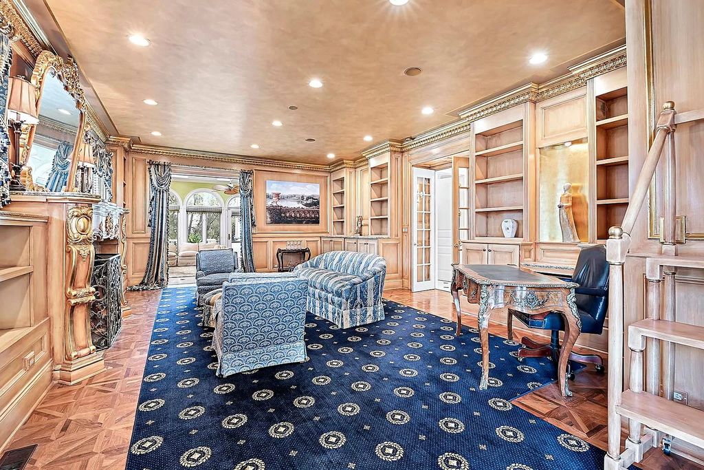 The Estate in Oak Brook is a luxurious home surrounded by beautifully manicured professionally landscaped gardens now available for sale. This home located at 704 Deer Trail Ln, Oak Brook, Illinois; offering 08 bedrooms and 10 bathrooms with 16,981 square feet of living spaces.