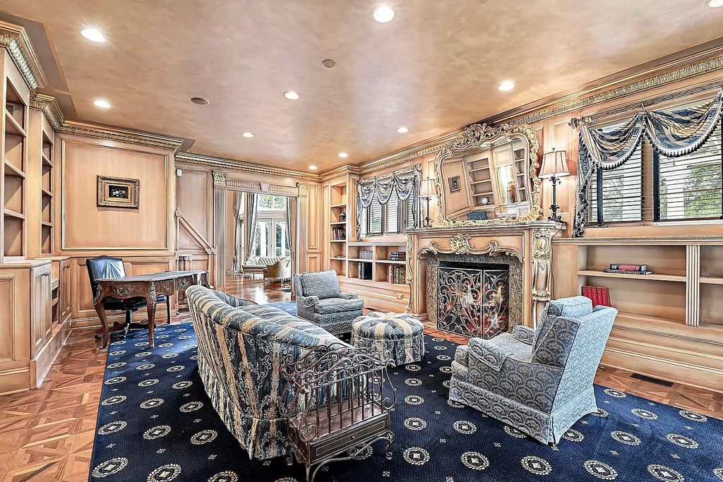 The Estate in Oak Brook is a luxurious home surrounded by beautifully manicured professionally landscaped gardens now available for sale. This home located at 704 Deer Trail Ln, Oak Brook, Illinois; offering 08 bedrooms and 10 bathrooms with 16,981 square feet of living spaces.