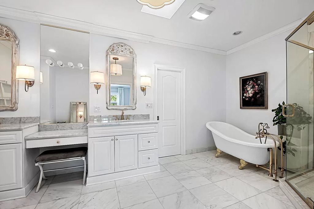 The Estate in Oak Brook is a luxurious home surrounded by beautifully manicured professionally landscaped gardens now available for sale. This home located at 704 Deer Trail Ln, Oak Brook, Illinois; offering 08 bedrooms and 10 bathrooms with 16,981 square feet of living spaces.