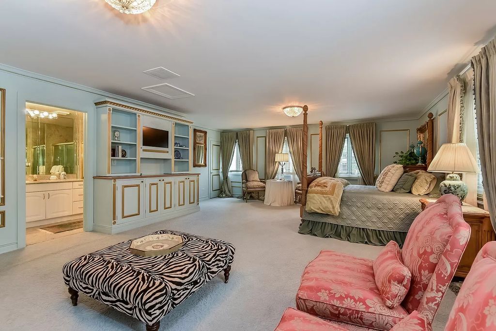 The Estate in Oak Brook is a luxurious home surrounded by beautifully manicured professionally landscaped gardens now available for sale. This home located at 704 Deer Trail Ln, Oak Brook, Illinois; offering 08 bedrooms and 10 bathrooms with 16,981 square feet of living spaces.