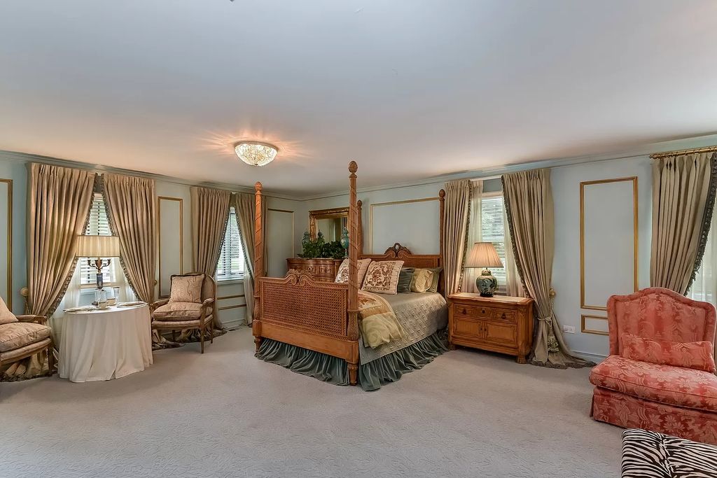 The Estate in Oak Brook is a luxurious home surrounded by beautifully manicured professionally landscaped gardens now available for sale. This home located at 704 Deer Trail Ln, Oak Brook, Illinois; offering 08 bedrooms and 10 bathrooms with 16,981 square feet of living spaces.