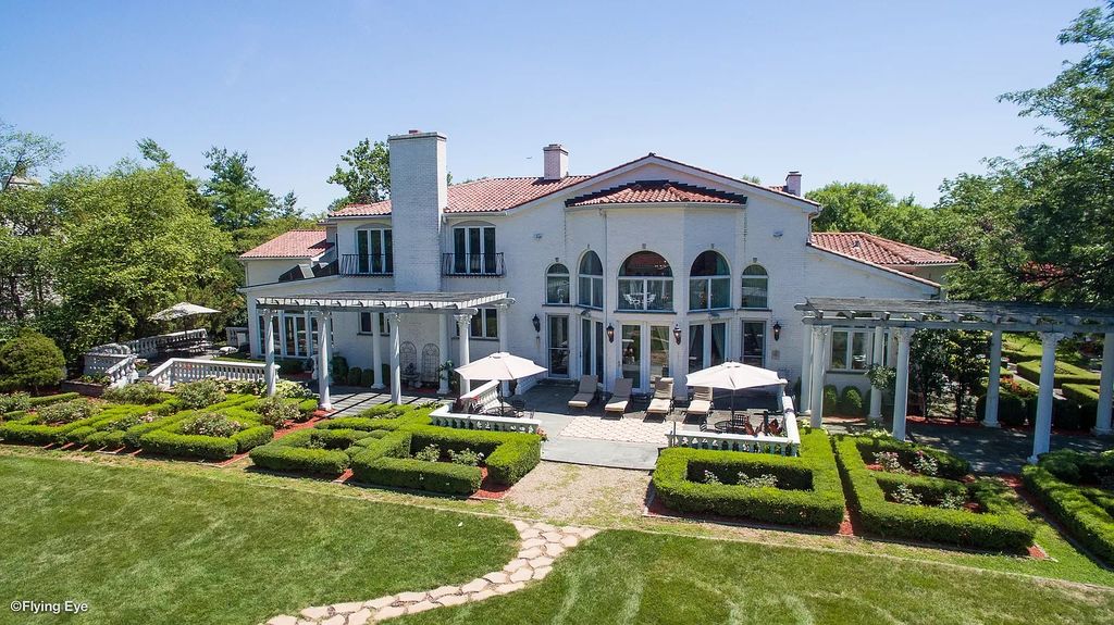 The Estate in Oak Brook is a luxurious home surrounded by beautifully manicured professionally landscaped gardens now available for sale. This home located at 704 Deer Trail Ln, Oak Brook, Illinois; offering 08 bedrooms and 10 bathrooms with 16,981 square feet of living spaces.