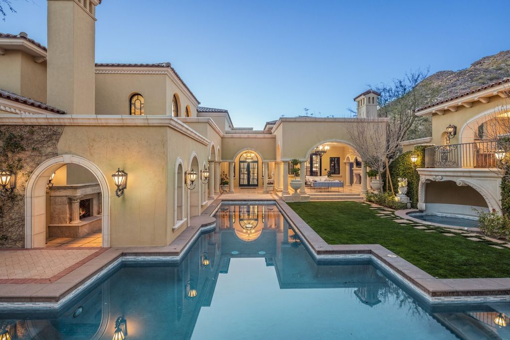 The Mansion in Scottsdale, an exceptional and gracious estate built by Salcito Custom Homes and designed by renowned Architect Dale Gardon delivering both luxury and comfort is now available for sale. This home located at 20715 N 103rd Pl, Scottsdale, Arizona