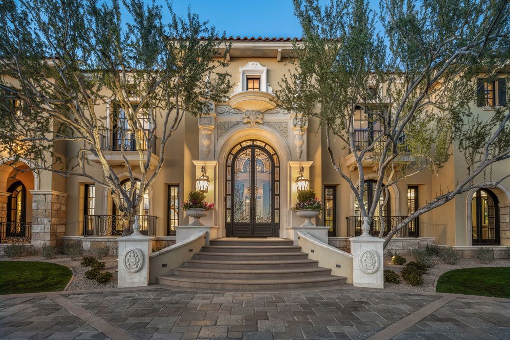 The Mansion in Scottsdale, an exceptional and gracious estate built by Salcito Custom Homes and designed by renowned Architect Dale Gardon delivering both luxury and comfort is now available for sale. This home located at 20715 N 103rd Pl, Scottsdale, Arizona