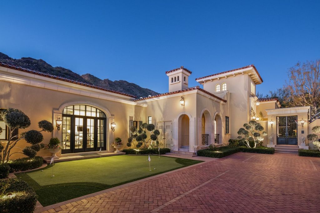 The Mansion in Scottsdale, an exceptional and gracious estate built by Salcito Custom Homes and designed by renowned Architect Dale Gardon delivering both luxury and comfort is now available for sale. This home located at 20715 N 103rd Pl, Scottsdale, Arizona